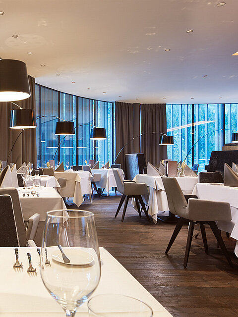 Cosy restaurant in the gourmet wellness hotel Lürzerhotel