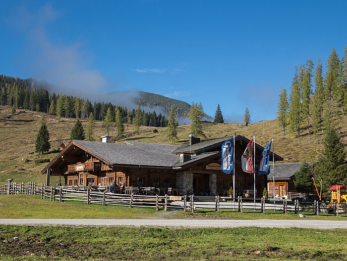 The exterior view of the Gnadenalm