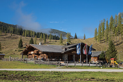 The exterior view of the Gnadenalm