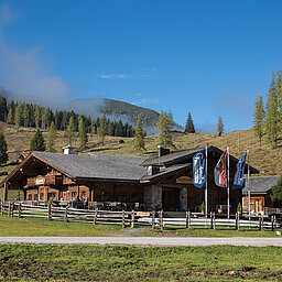 The exterior view of the Gnadenalm
