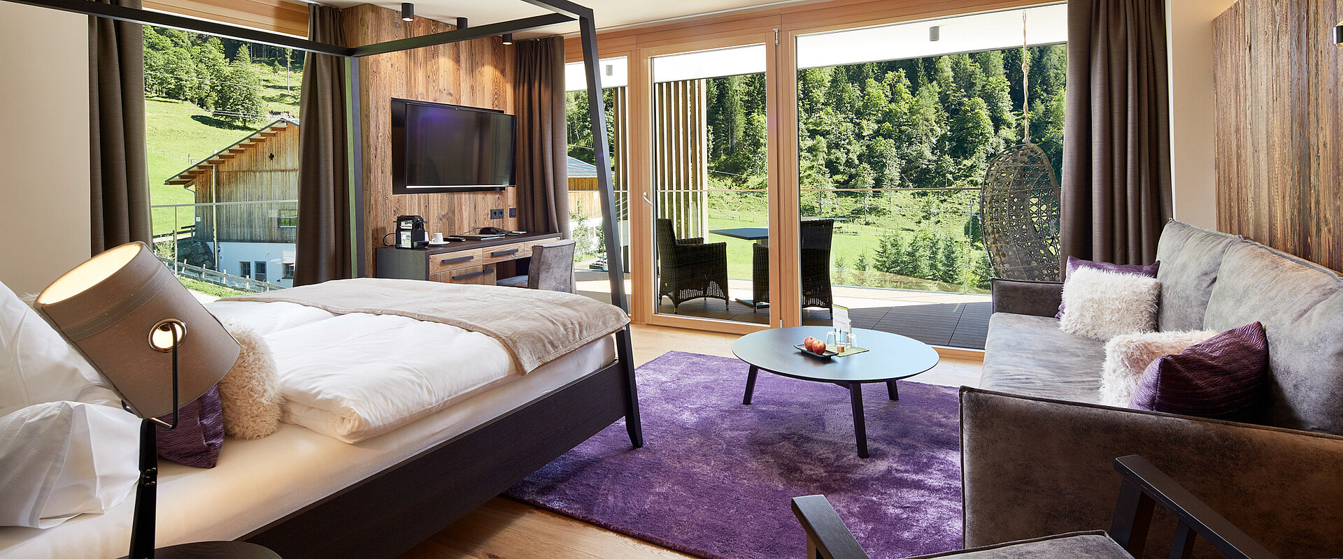 The Alpine Relax Lodge at the Lürzerhof wellness hotel in Salzburg