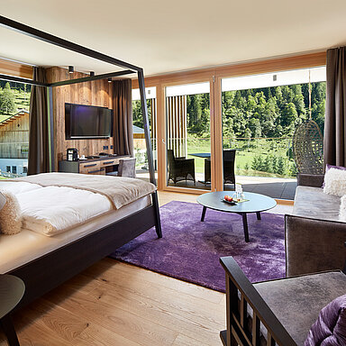 The Alpine Relax Lodge at the Lürzerhof wellness hotel in Salzburg