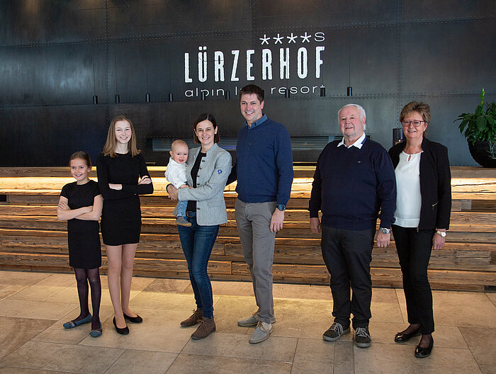 The hosts of the Lürzerhof, the Habersatter family