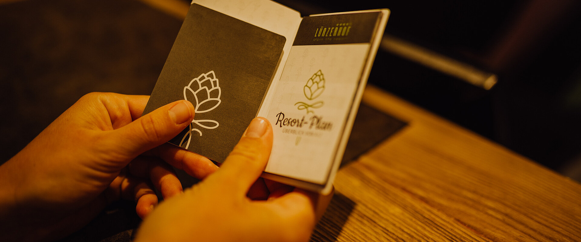 The hotel card at the Lürzerhof