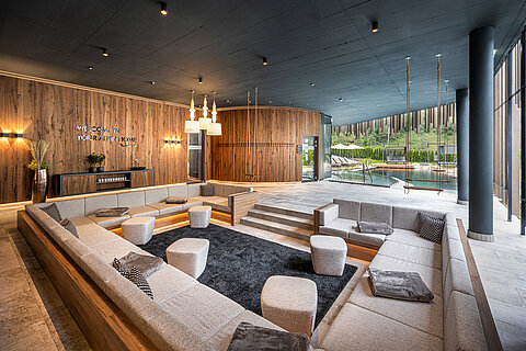 The Adults Only Lounge at the Lürzerhof wellness hotel in Salzburg