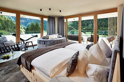 The Alpin Life Penthouse de Luxe at the Lürzerhof wellness hotel in Salzburg